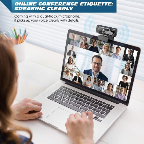Webcam for PC with Microphone Webcam for PC Microphone 1080PFHD Webcam 2