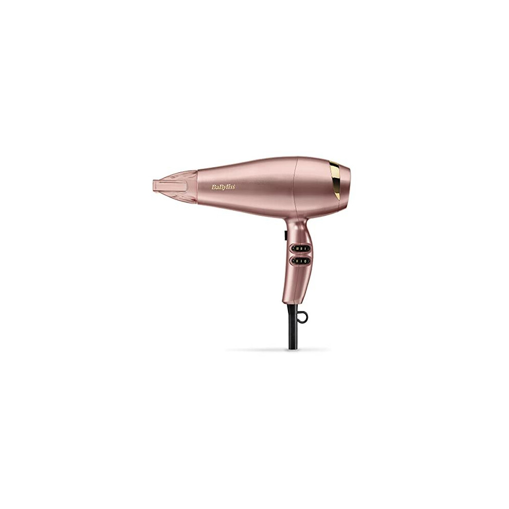 BaByliss Elegance 2100W Hair Dryer, Ionic, Lightweight, Smooth Fast Drying, Cool shot, 5336U