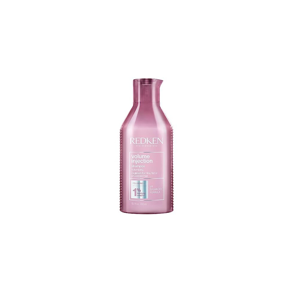 REDKEN Shampoo, For Flat/Fine Hair, Citric Acid, Adds Lift & Volume, Volume Injection, 300 ml