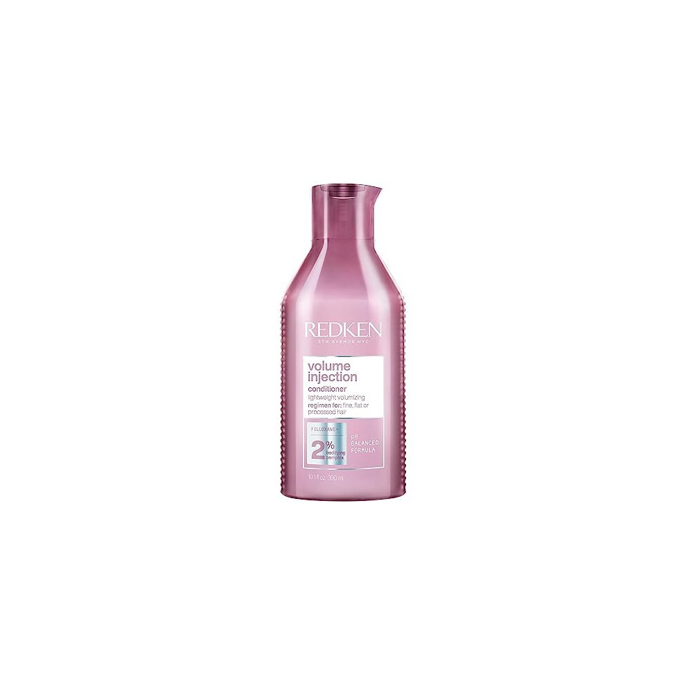 REDKEN Conditioner, For Flat/Fine Hair, Adds Lift & Volume, Volume Injection, 300 ml