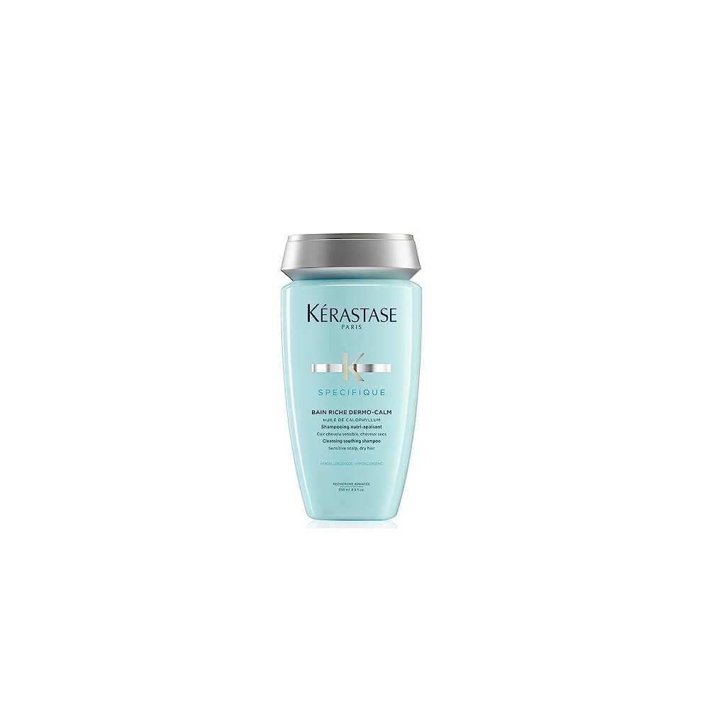 KÃ©rastase Specifique, Cleansing and Soothing Shampoo, For Sensitive Scalps and Dry Hair, With Calophyllum Oil and Glycerine, 250 ml