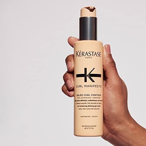 Kérastase Curl Manifesto, Medium Hold Gel Cream Mousse, Definition & Bounce, For Curly Hair