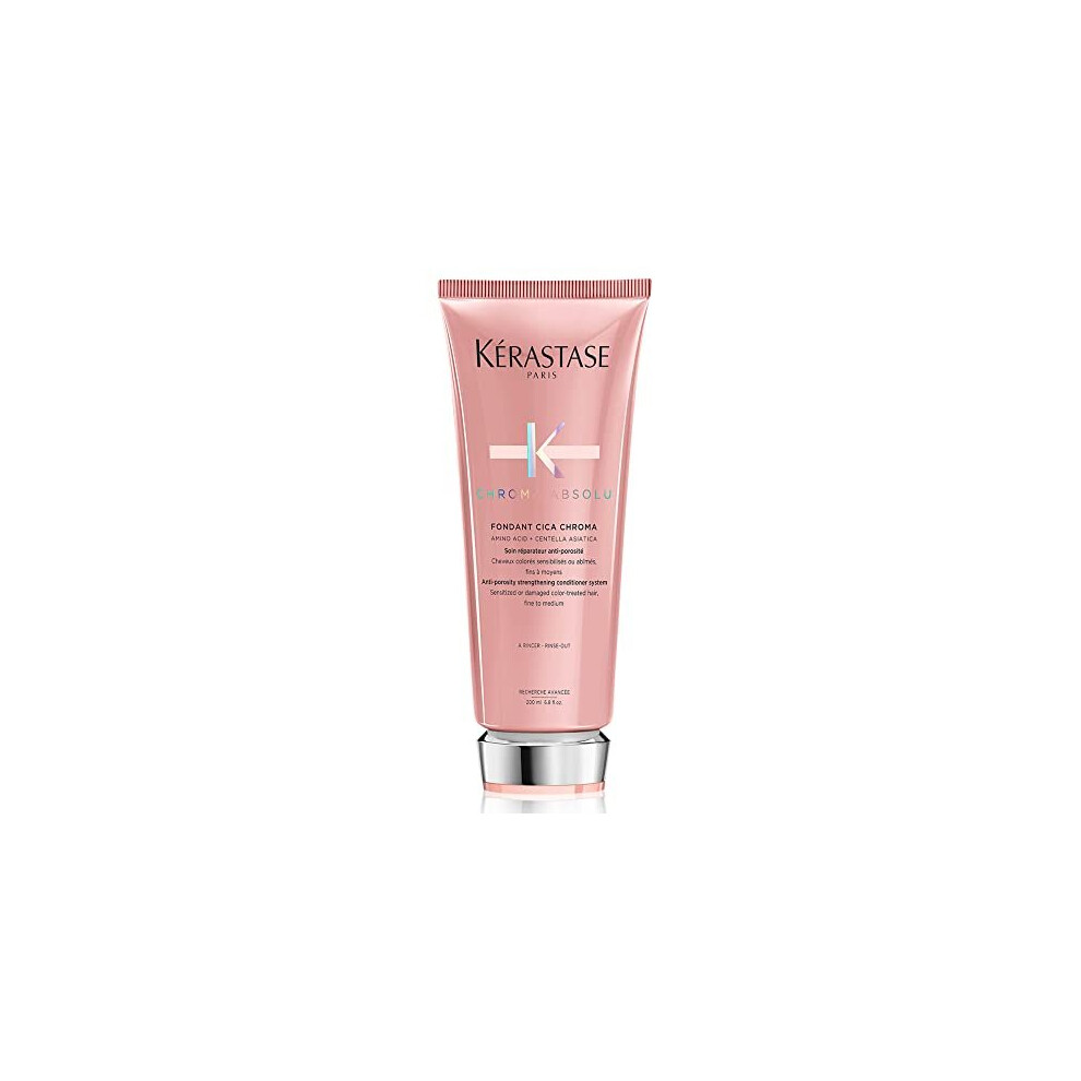 Kérastase Chroma Absolu, Strengthening & Fortifying Conditioner, For Sensitised or Damaged Color-Treated Hair, Fine To Medium, 200ml