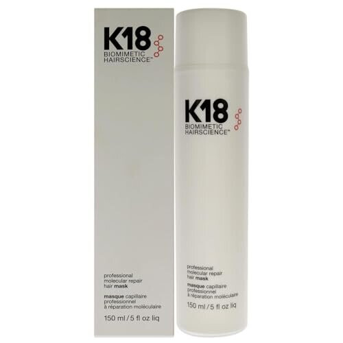 K18 K18 Professional Μάσκα μοριακής επιδιόρθωσης μαλλιών, 150 ml 1