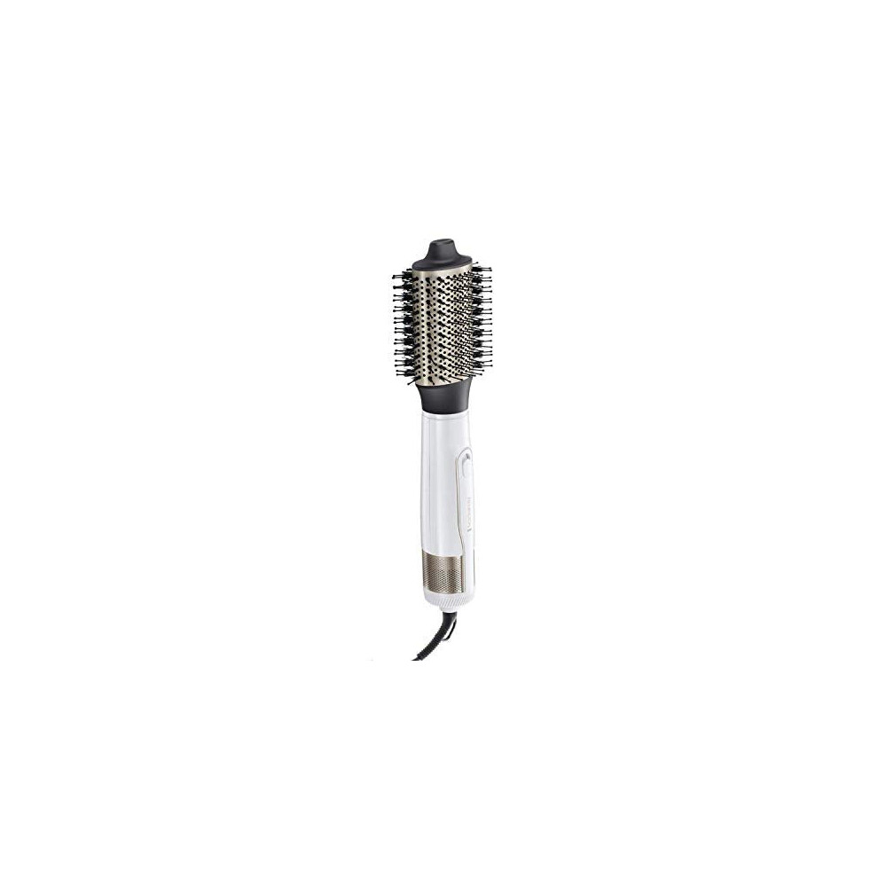 Remington Hydraluxe Volumising Hot Air Styler - Hair Dryer Brush with Moisture Lock Ceramic Coated Barrel - AS8901, White