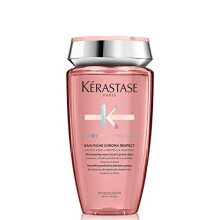 Kérastase Chroma Absolu, Nourishing & Protecting Shampoo, For Sensitised or Damaged Color-Treated Hair, (AHA), Bain Riche Chroma Respect, 250ml