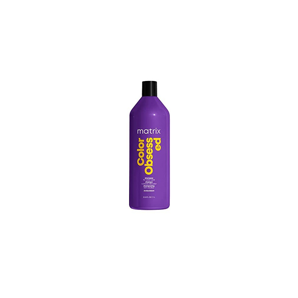 Matrix Color Obsessed, Colour Shampoo to Cleanse and Help Maintain Coloured Hair, Total Results 1000ml