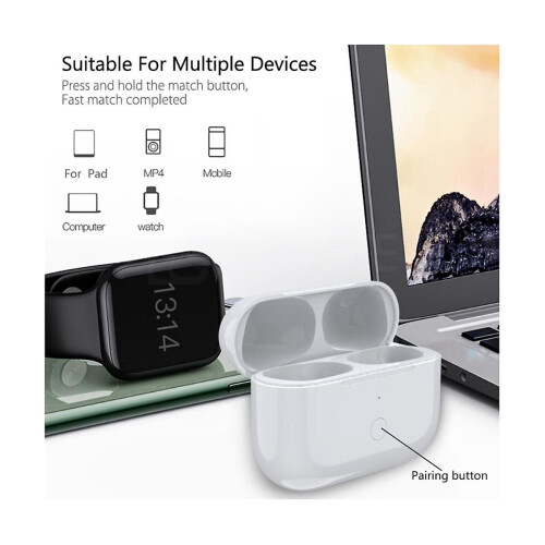 For Pro Replacement Wireless Charging Case Earphone 660 Mah Charger Case Support Wireless Charging- 1