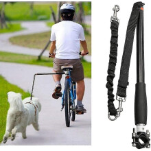 Dog Bicycle Leash Bicycle Holder Spacer Elastic Dog Leash
