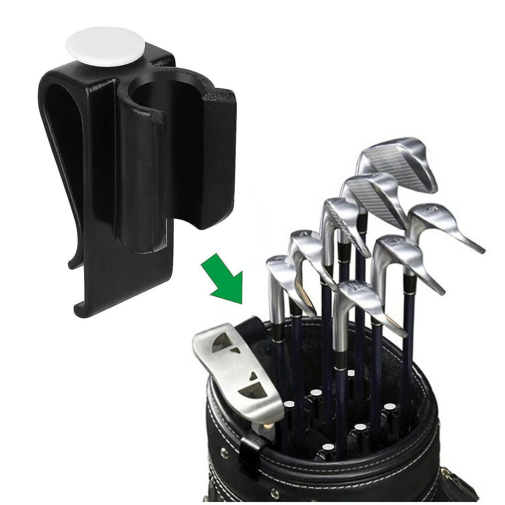 14x Golf Bag Club Organizer Clip Holder Iron Driver Protector Putter Clamp Set