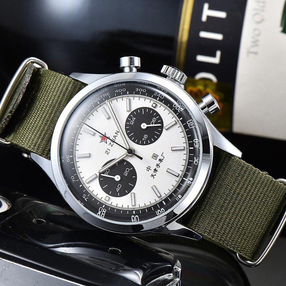 (XM-LV) China Aviation Chronograph Seagull Movement 1963 Mechanical Watch For Men 40mm St1901 Sapphire 38mm 40mm Mens Watch 2022