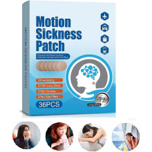 36pcs Motion Sickness Patches, Sea Sickness Morning Sickness Motion Sickness Relief Behind Ear For Adult Kids