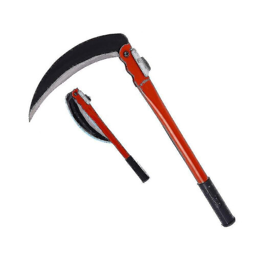 Laiqiankua Steel Grass Sickle Small Scythe Folding Gardening Farming 230mm Tool