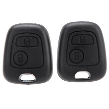 2pcs Remote Car Keyless Key Case Shell For C1 C4 107 207 307 407 206 306 406