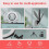 Video Conference Lighting Kit, Computer/laptop Monitor Led Video Light Dimmable Ring Light 4