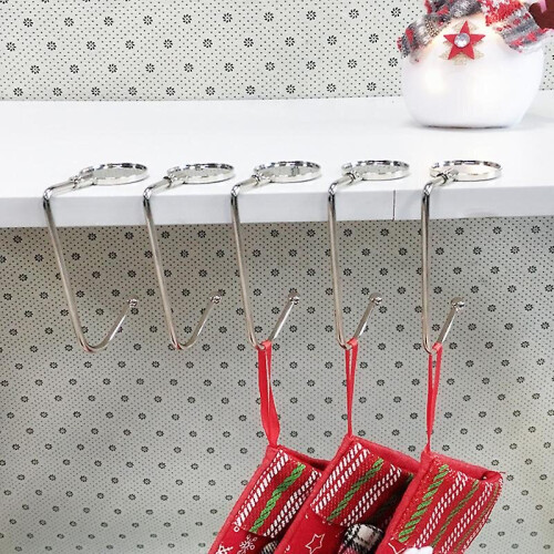 1pc Portable Folding Bag Hook Hanger Purse Handbag Holders Foldable Table Hook 2
