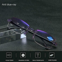 Anti-Blue Light Progressive Reading Glasses - Dual-Use Far/Near Lenses, Ultra-Thin, Lightweight, Scratch-Resistant, Indoor/Outdoor.
