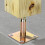 2pcs 100-150mm Galvanised Adjustable Elevated Post Base Support, Heavy Duty Roof Support For Building - Gold 2