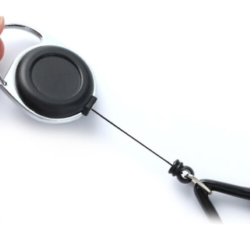 Silicone Sticker Lighter Leash Safe Stash Clip Retractable Keychain Holder Cover 1