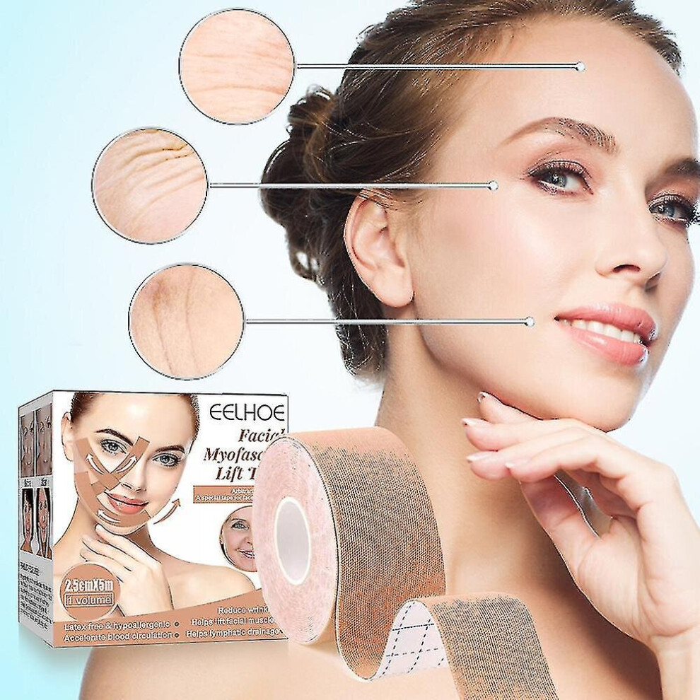 Kinesiology Tape For Face V Line Neck Eyes Lifting Wrinkle Remover Sticker Tape