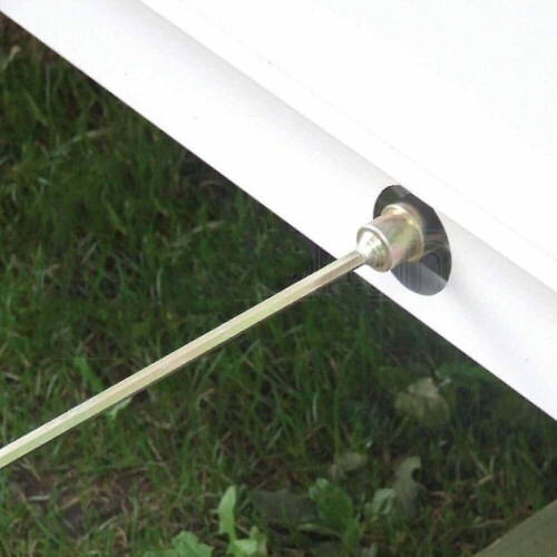30cm Corner Steady Caravan Leg Winder Drill Extension Jack Socket 19mm Adapter 2