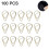 100pcs Paper Clips,durable 3