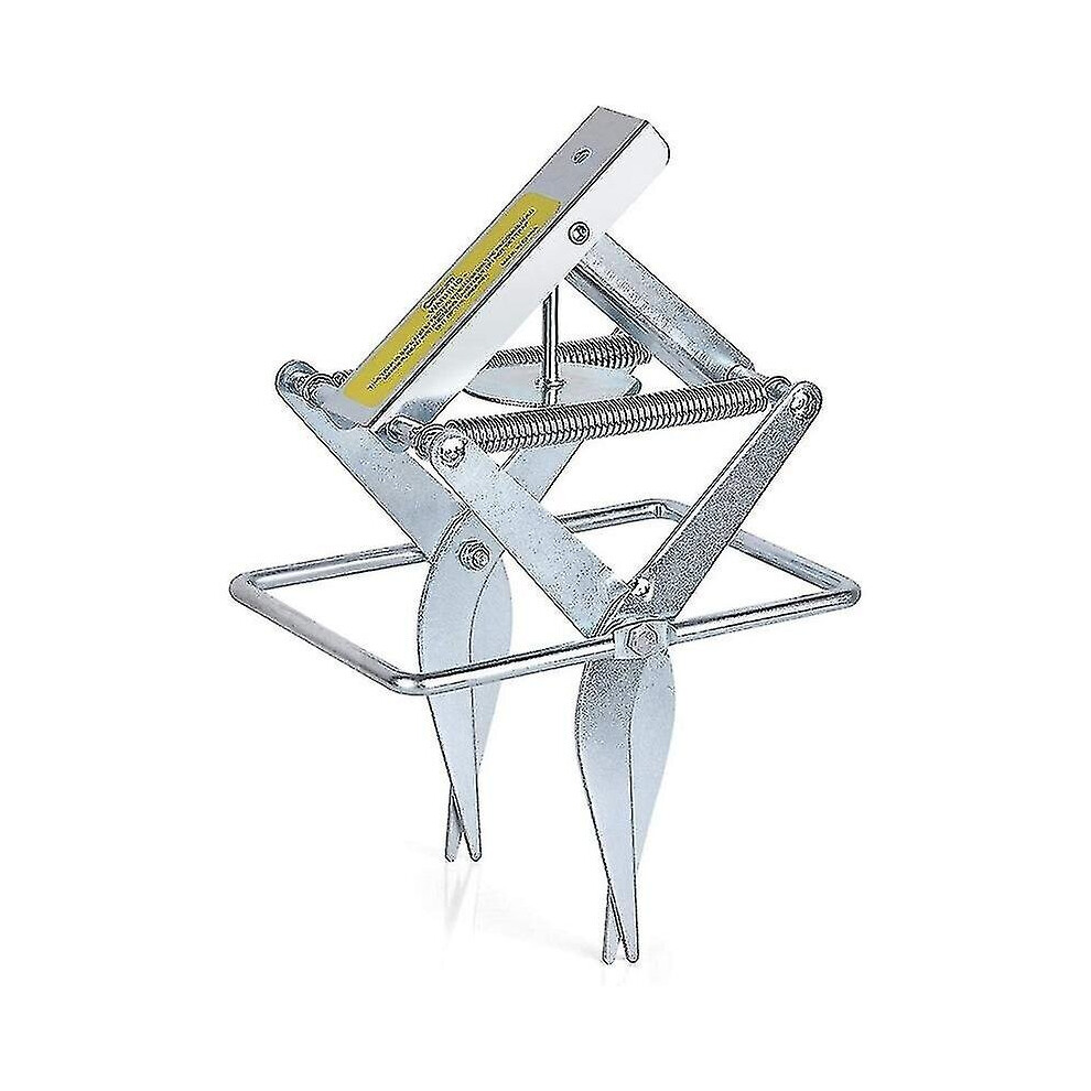Reusable Quick-clean Mousetrap, Aluminum-plated Steel Mole Trap, 1 Scissor Trap