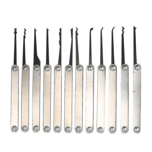 Transparent 15pcs Lock Picking Set Kit Tool With Transparent Practice Training Padlock Lock For Locksmith Beginners And Professional 1
