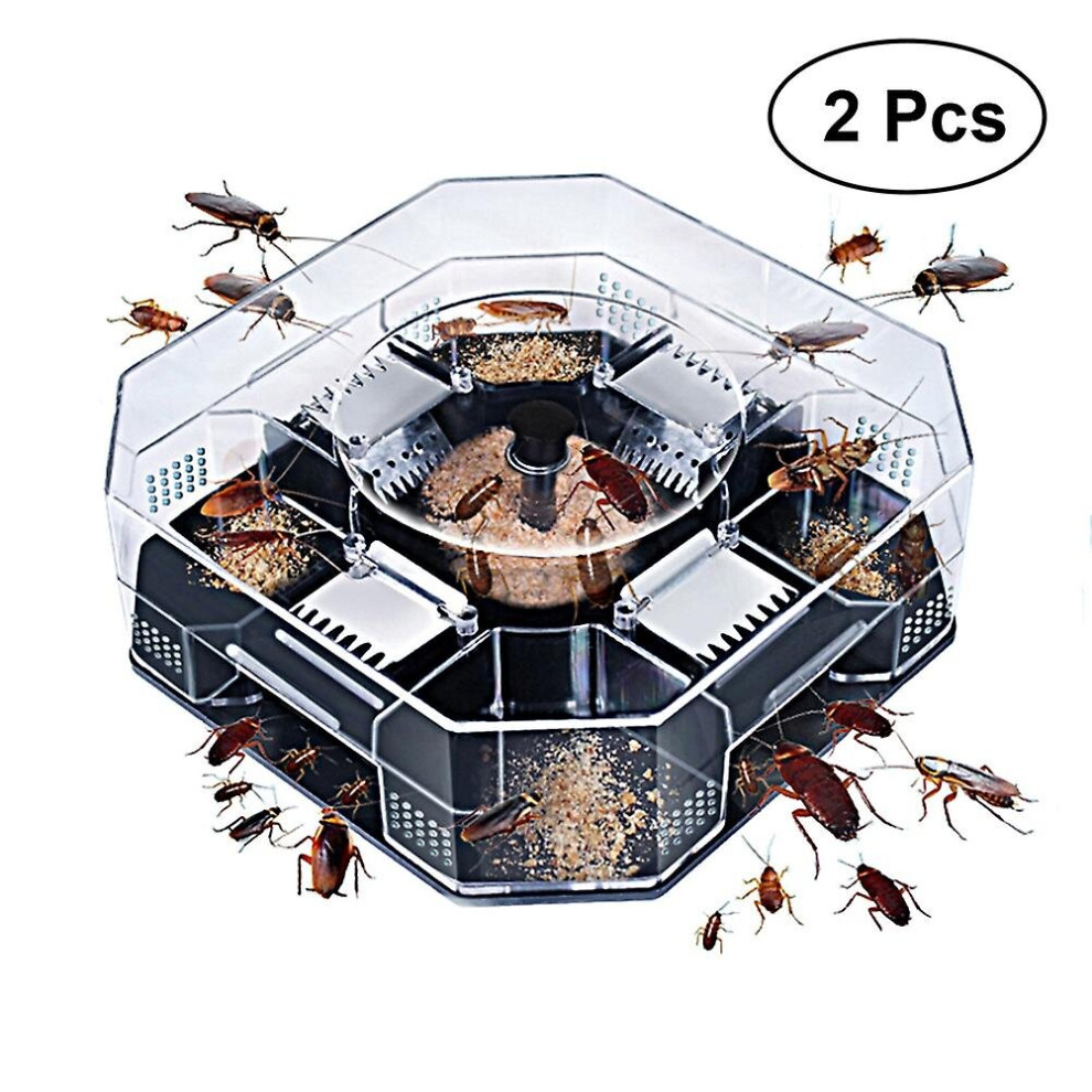 2 Pcs Bug Catcher Cockroach Trap Box Cockroach Traps Roach Traps Cockroach Bait Traps