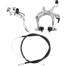 Front Fixie Road Bike Cruiser Brake Set Bike Brake Kit Bike Caliper Brake Kit Side Pull Brake Set F