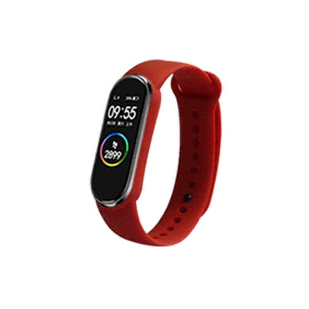 Fit For Mi Band 6 5 Smart Watch Silicone Strap Drop-proof Sweatproof Wristbands