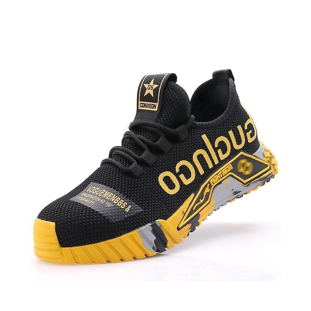 2023 New Work Sneakers Steel Toe Shoes Men Safety Shoes Puncture-proof Work Shoes Boots Fashion Indestructible Footwear Security