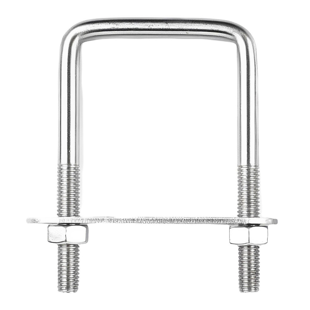 2Pcs M8 U Bolts Frame Plate Tie Down Multipurpose With Nuts Accessories 9468842546413
