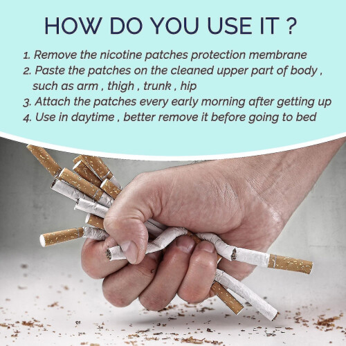 (Quit Smoking Patches, Stop Patch, Aid, Easy And Effective Antistickers, Best Product To Help