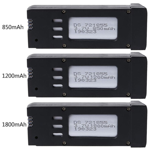 1200mah 1800mah 850mah 3.7v Lithium Replacement Battery For Eachine E58 Rc Drone 2
