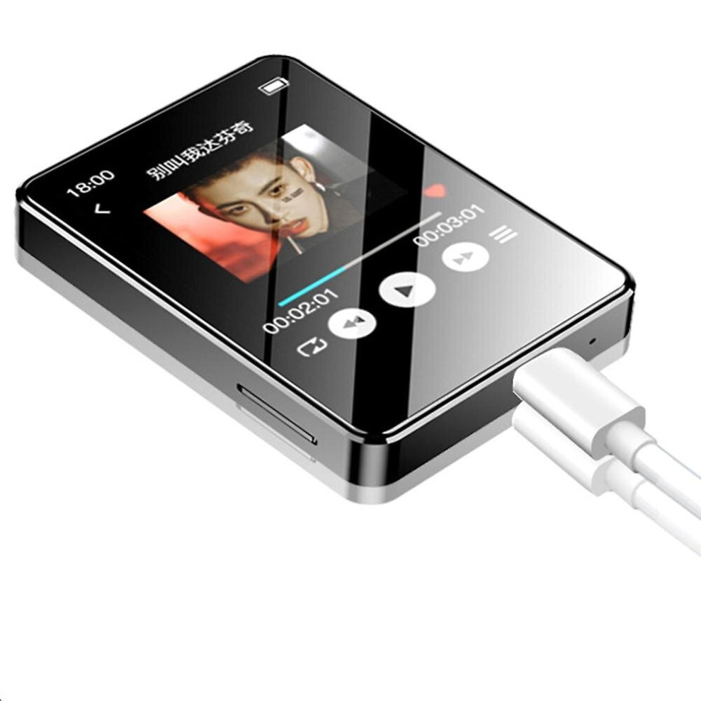 Portable Mp3 Player Bluetooth 5.0 Music Stereo Speaker Mini Mp4 Video Playback With Led Screen Fm R
