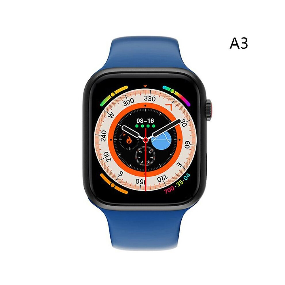 (Blue) Xs8 Max Iwo Series 8 Smart Watch Bluetooth Call Heart Rate Blood Smartwatch