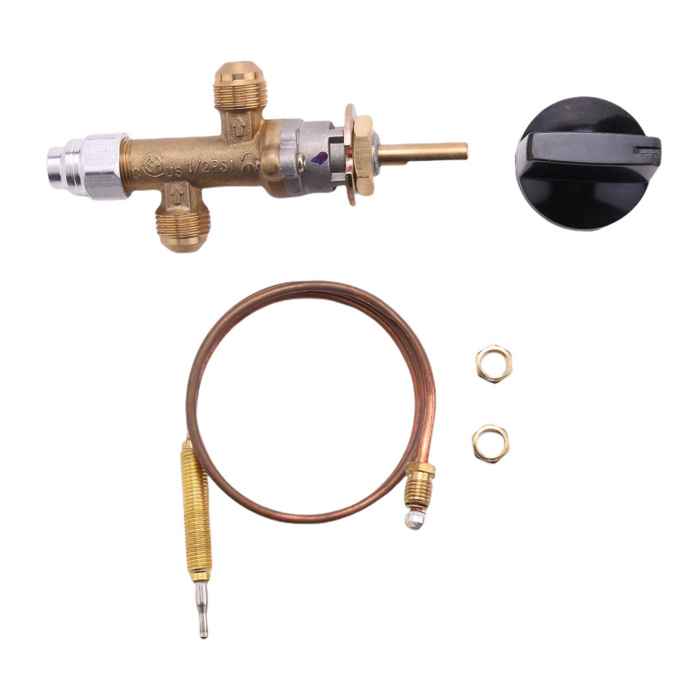 Propane Gas Fire Pit Control Safety Valve Flame Failure Device Gas Heater Valve With Thermocouple A
