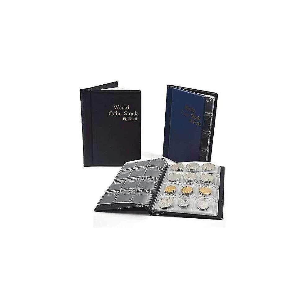 2pcs Coin Collectors 240 Collecting Album Coin Holders Coin Collectors Booklet Collection Storage Coin Book