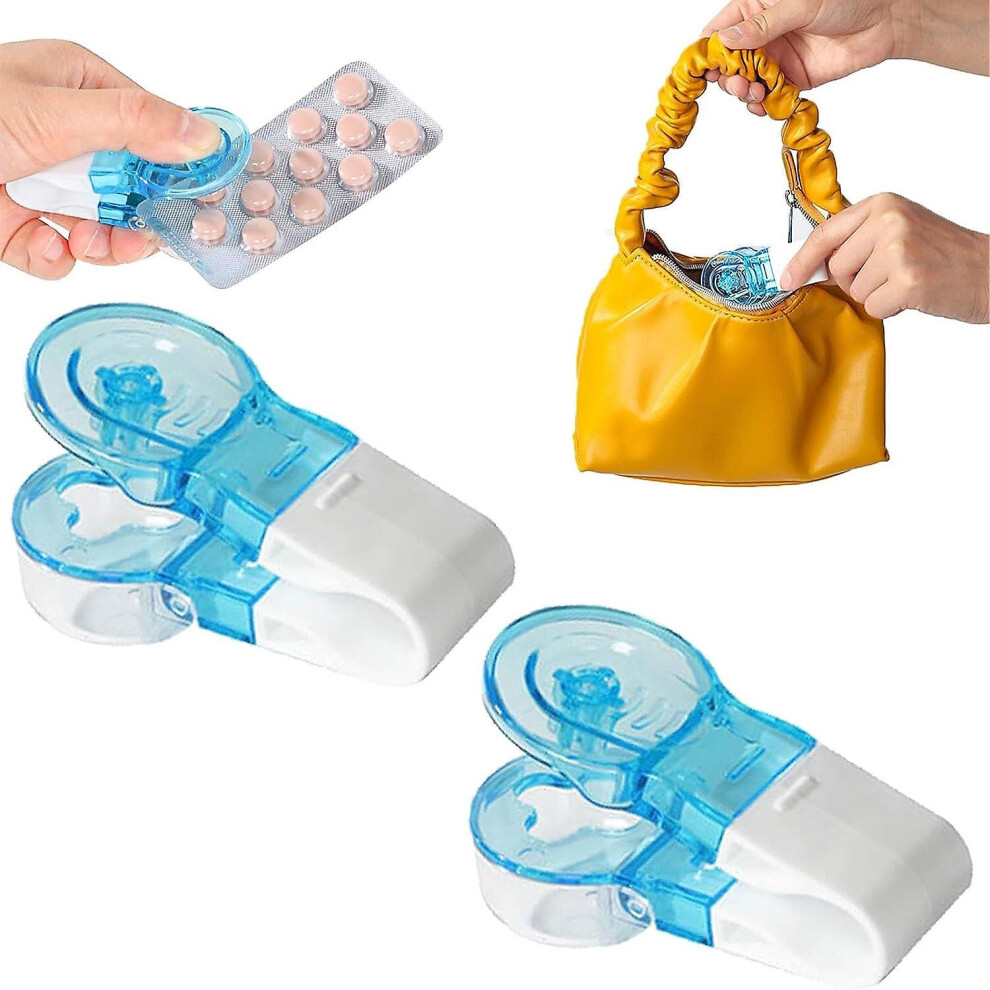 Portable Pill Taker Remover, Tablets Pills Blister Pack Opener Assistance Tool For The Elderly, Disabled, Pill Dispenser