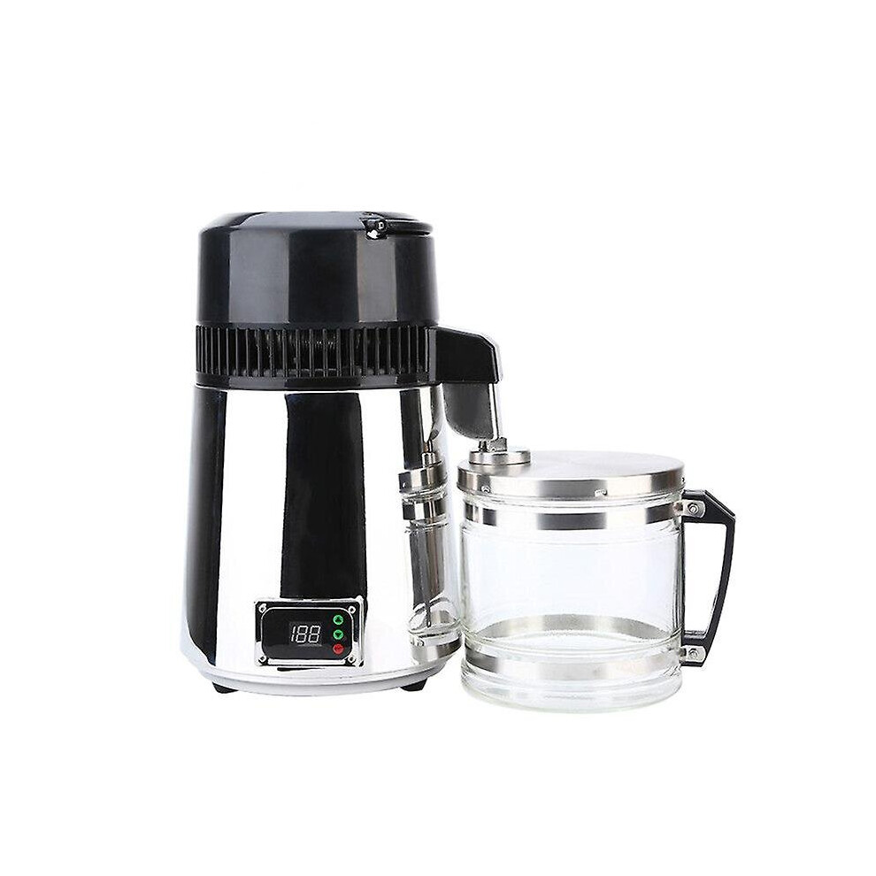 Chcyu pure water distiller 4l dental distilled water machine filter stainless steel electric distillation purifier jug 110v 220v