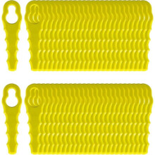 Pack Of 100 Compatible With Blades Compatible Compatible With  Ryobi Edger, Double Head Serrated Blades Rac155 Rac157 Rac158