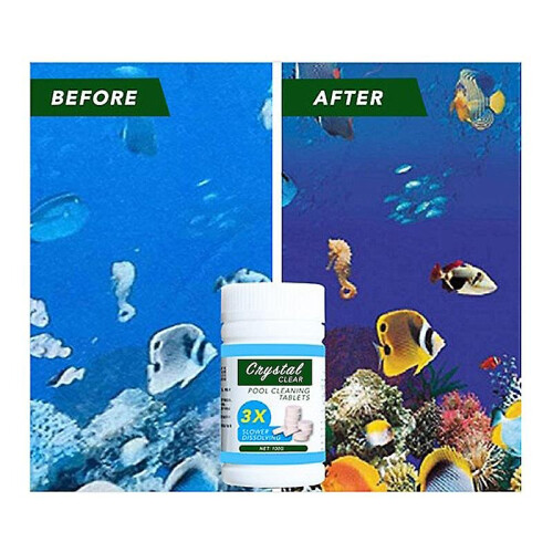 100pcs Pool Cleaning Tablet Effectively Purify Water Pool Foaming Cleaners 1