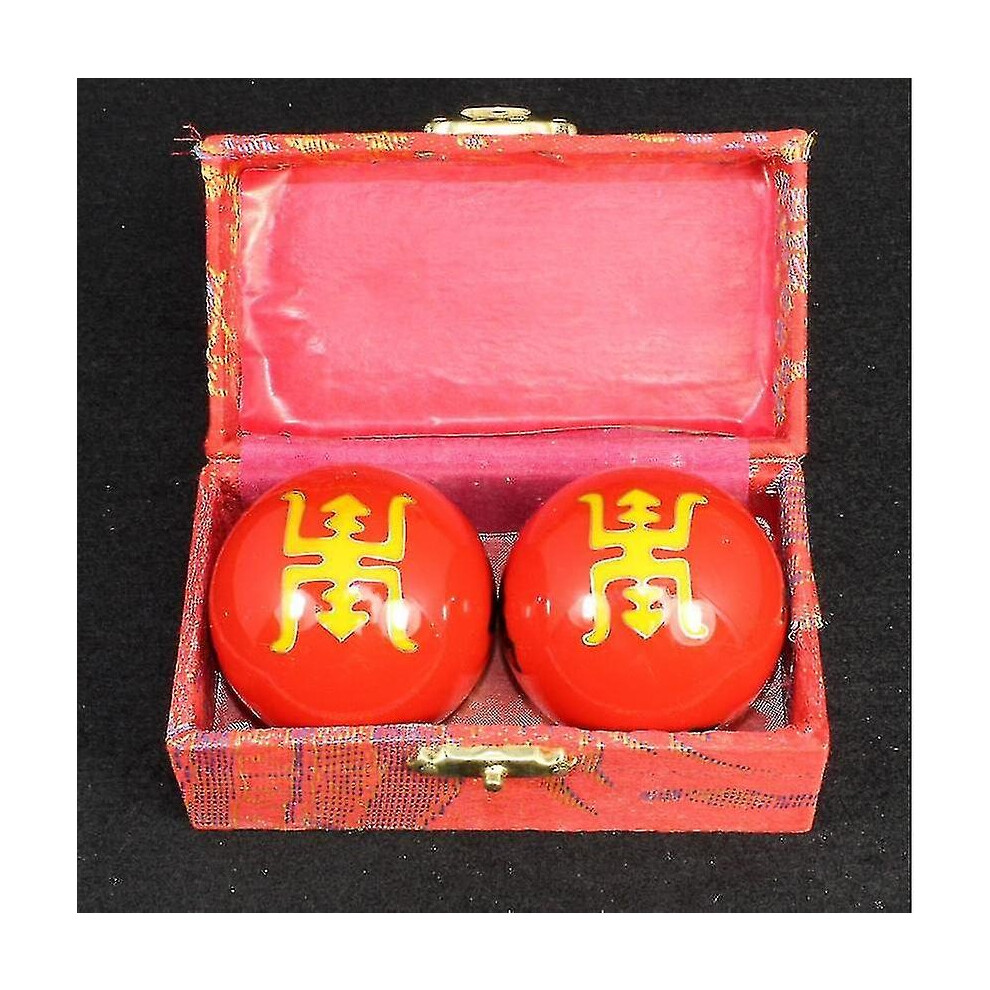 Chinese Health Ball Daily Exercise Stress Relief Handball Therapy Massager Balls