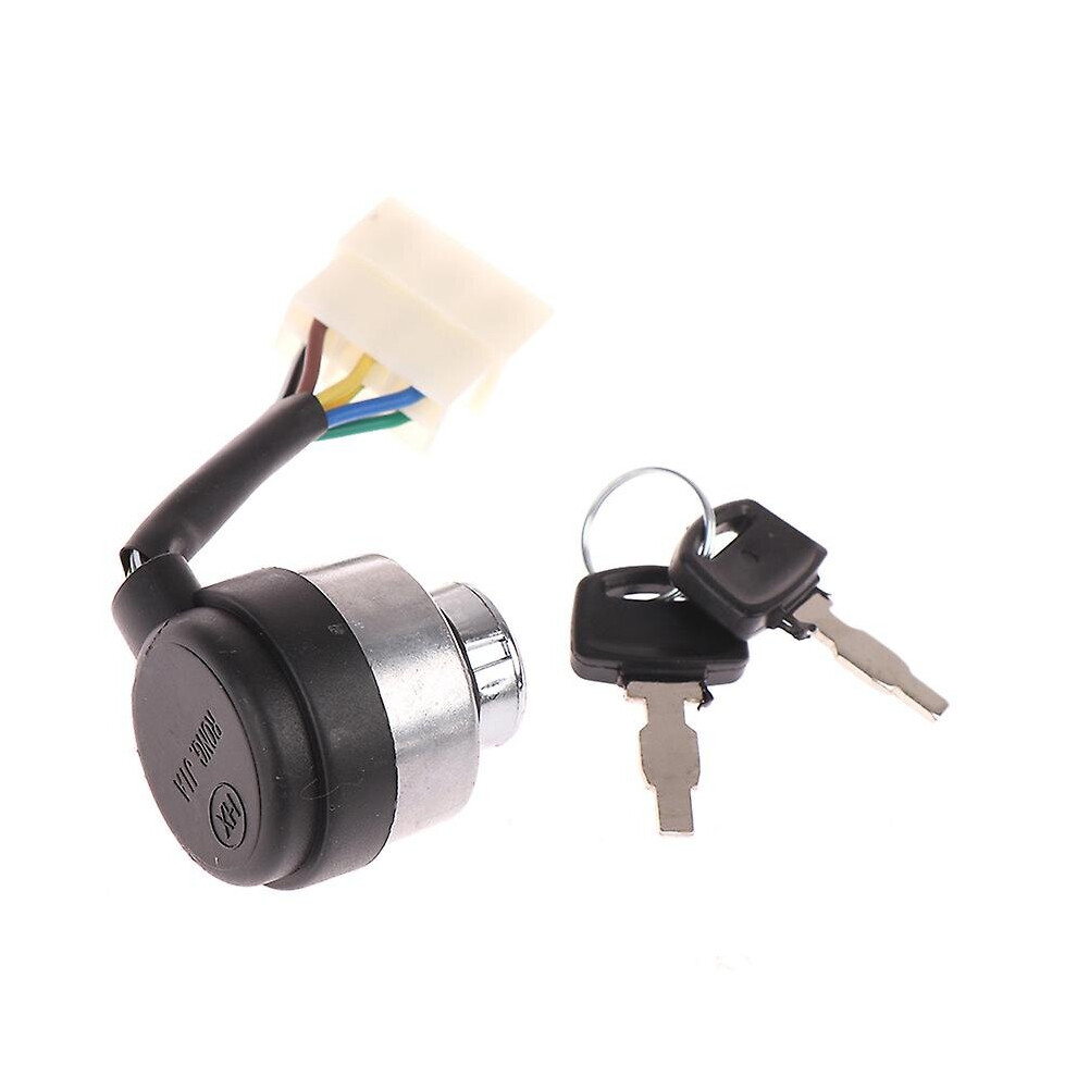 6 Wire Way Gasoline Diesel Generator Gas Ignition Start Key Lock Switch