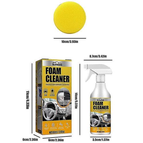 Multifunctional Foam Cleaner Car House Foam Cleaner 2
