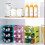 3 Pack Refrigerator Stackable Wine Rack Storage Organizer Plastic 1