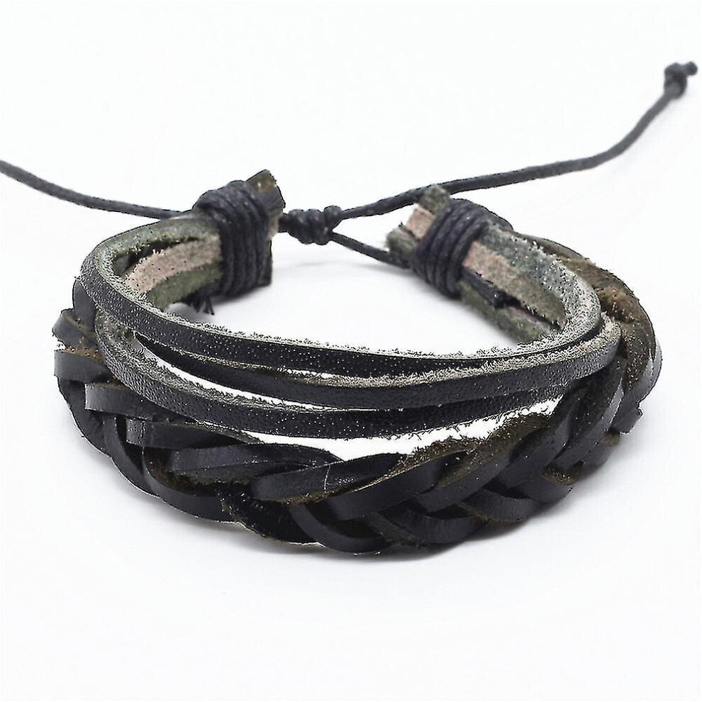 Handmade Fashion Multiple Layers Wrap Rope Weave Braid Femal