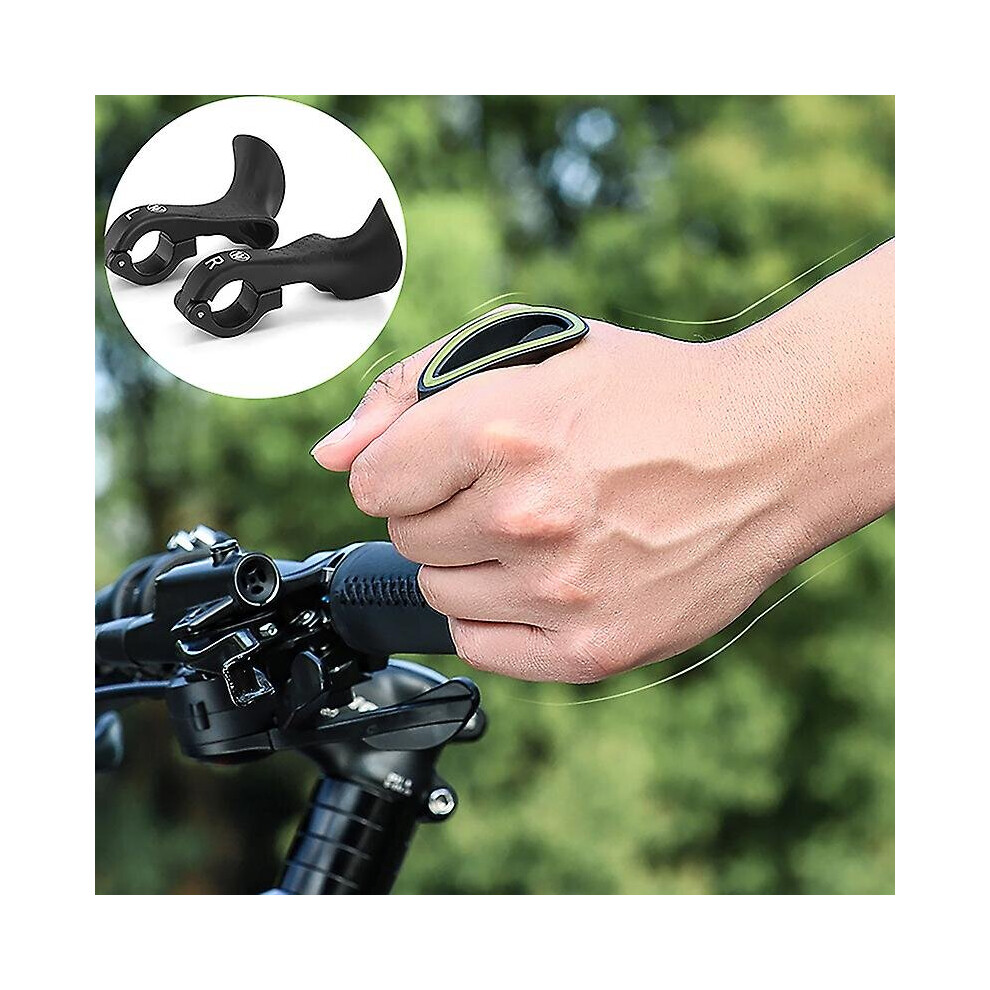 1pair 22.2mm Bicycle Bar Ends Ergonomic Design Mountain Bike Handlebar Handle
