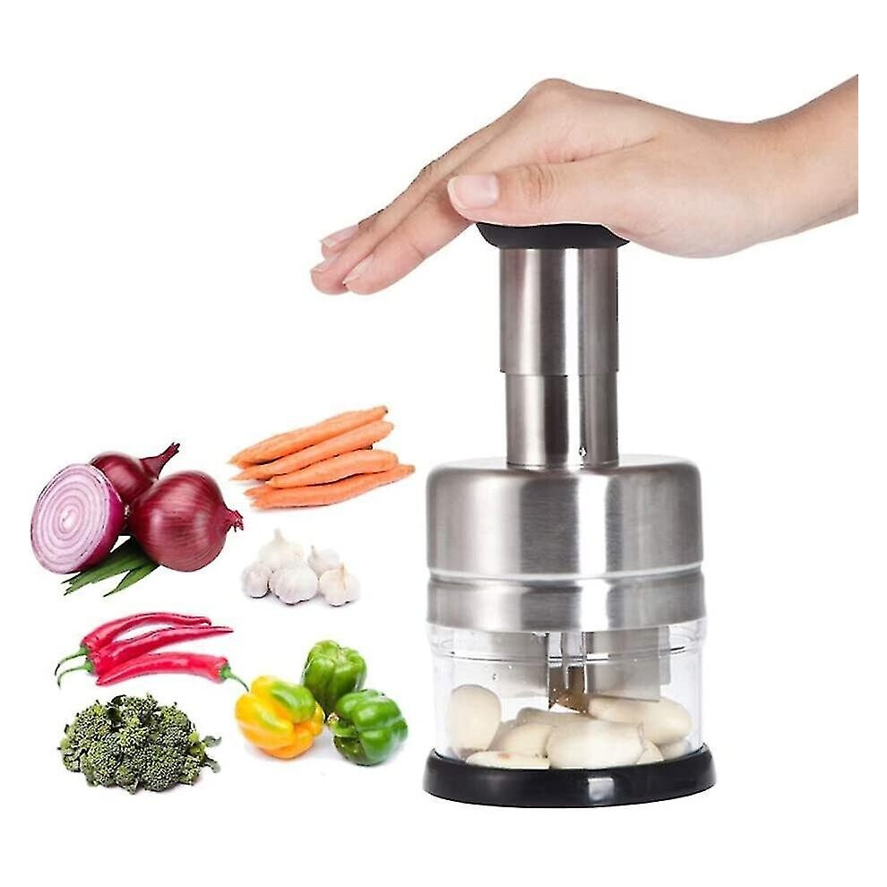 Stainless Steel Onion Slicer, Garlic Slicer Vegetable Slicer